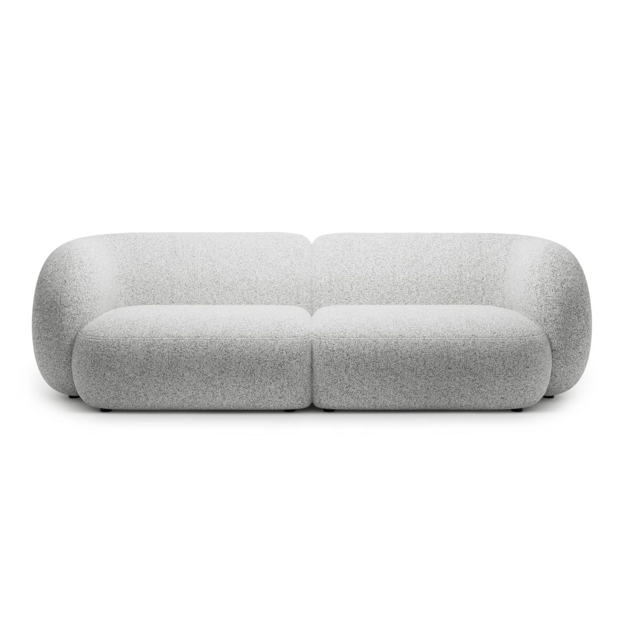 Kate 4-Sitzer Sofa mit Bezug aus Strukturierter Stoff (Puente 80) in Hellgrau melange, 243x99 cm – Bild 1