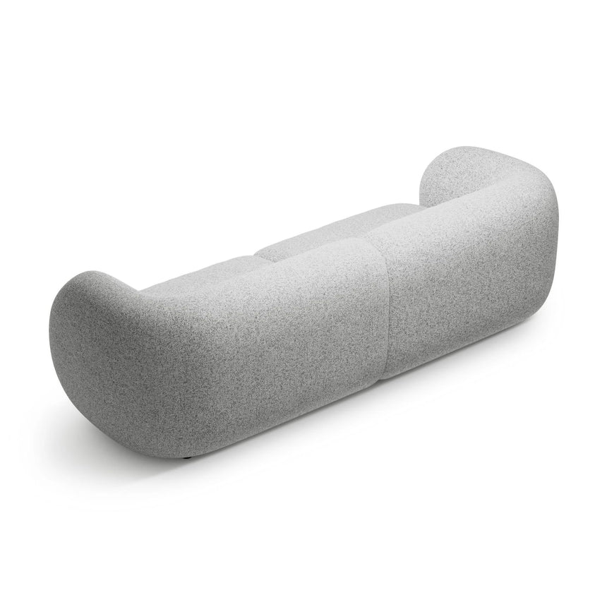 Kate 4-Sitzer Sofa mit Bezug aus Strukturierter Stoff (Puente 80) in Hellgrau melange, 243x99 cm – Bild 3