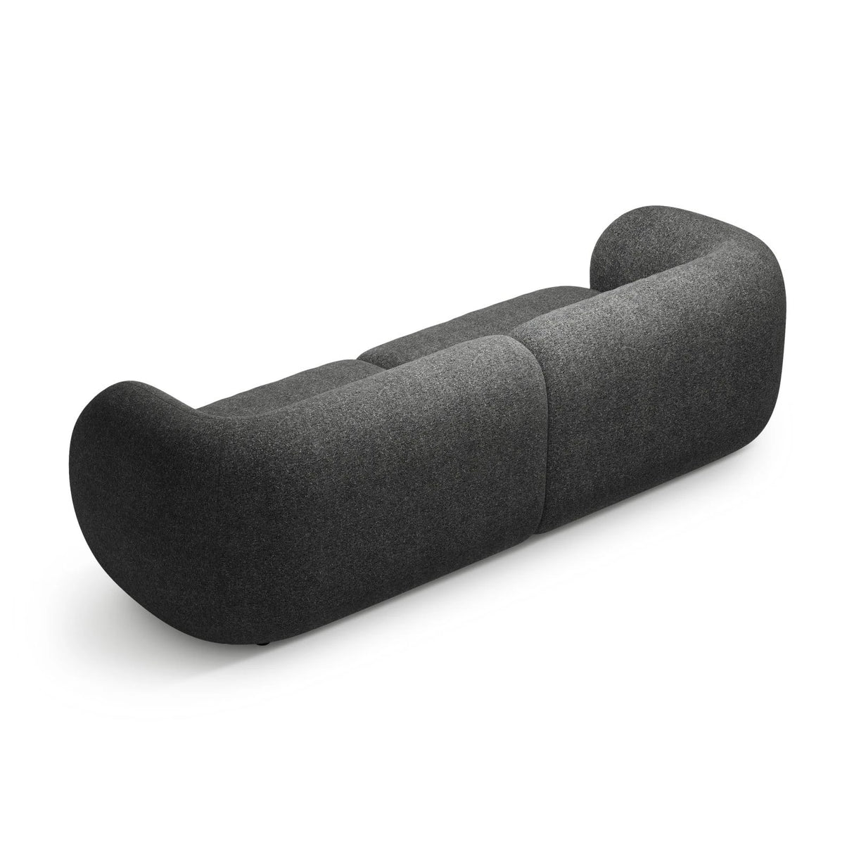 Kate 4-Sitzer Sofa mit Bezug aus Strukturierter Stoff (Puente 94) in Dunkelgrau melange, 243x99 cm – Bild 3