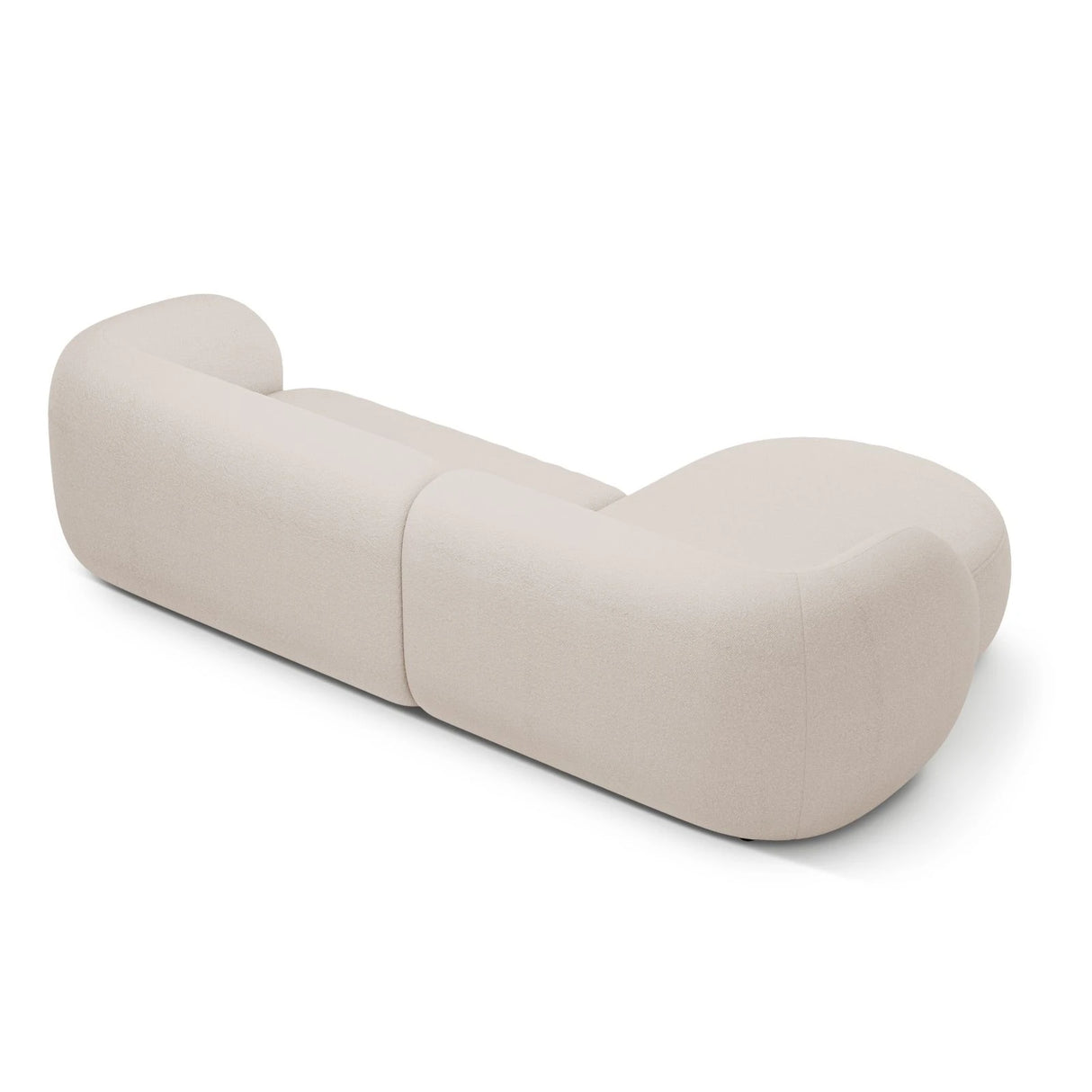 Kate Ecksofa Links mit Bezug aus Boucle (Baloo 2074) in Beige, 285x176 cm – Bild 3