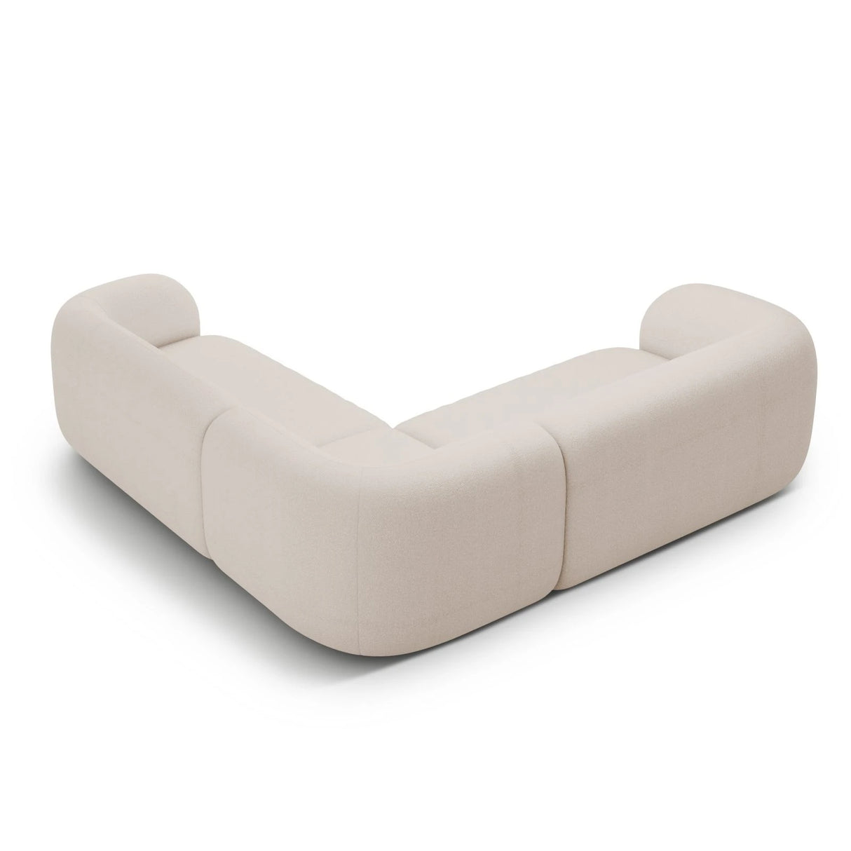 Kate Ecksofa symmetrisch aus Boucle (Baloo 2074) in Beige, 252x252 cm – Bild 3