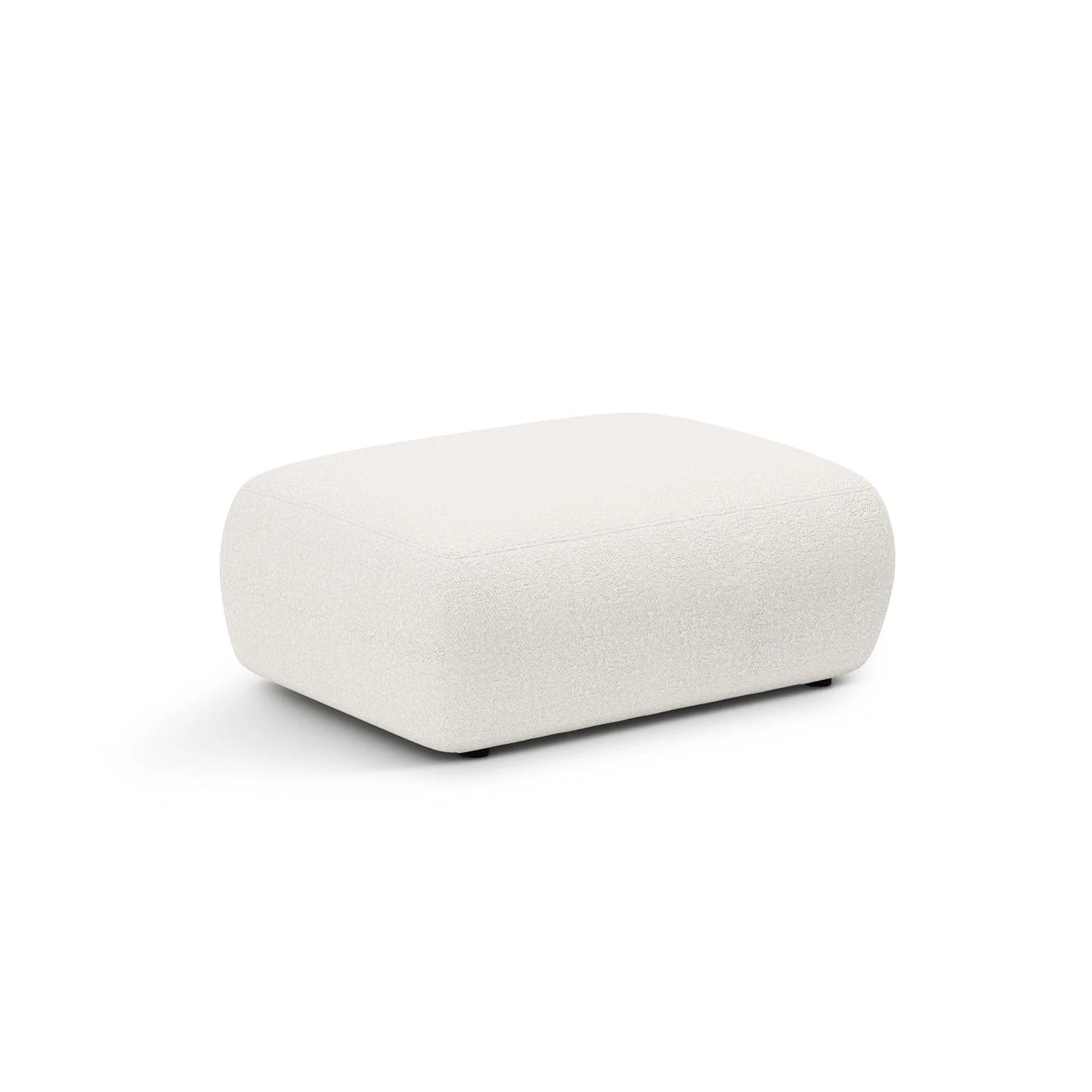 Kate Pouf rechteckig, mit Bezug aus Samt, Strukturstoff oder Boucle, 99x60 cm – Bild 2