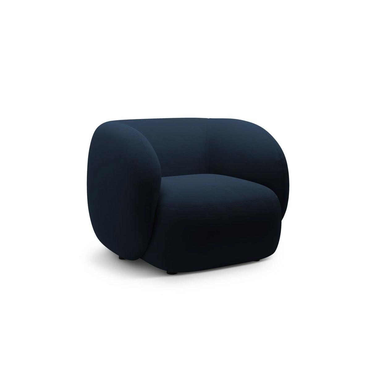 Kate Sessel mit Bezug aus Samt (Salvador 05) in Königsblau, 108x89 cm – Bild 2