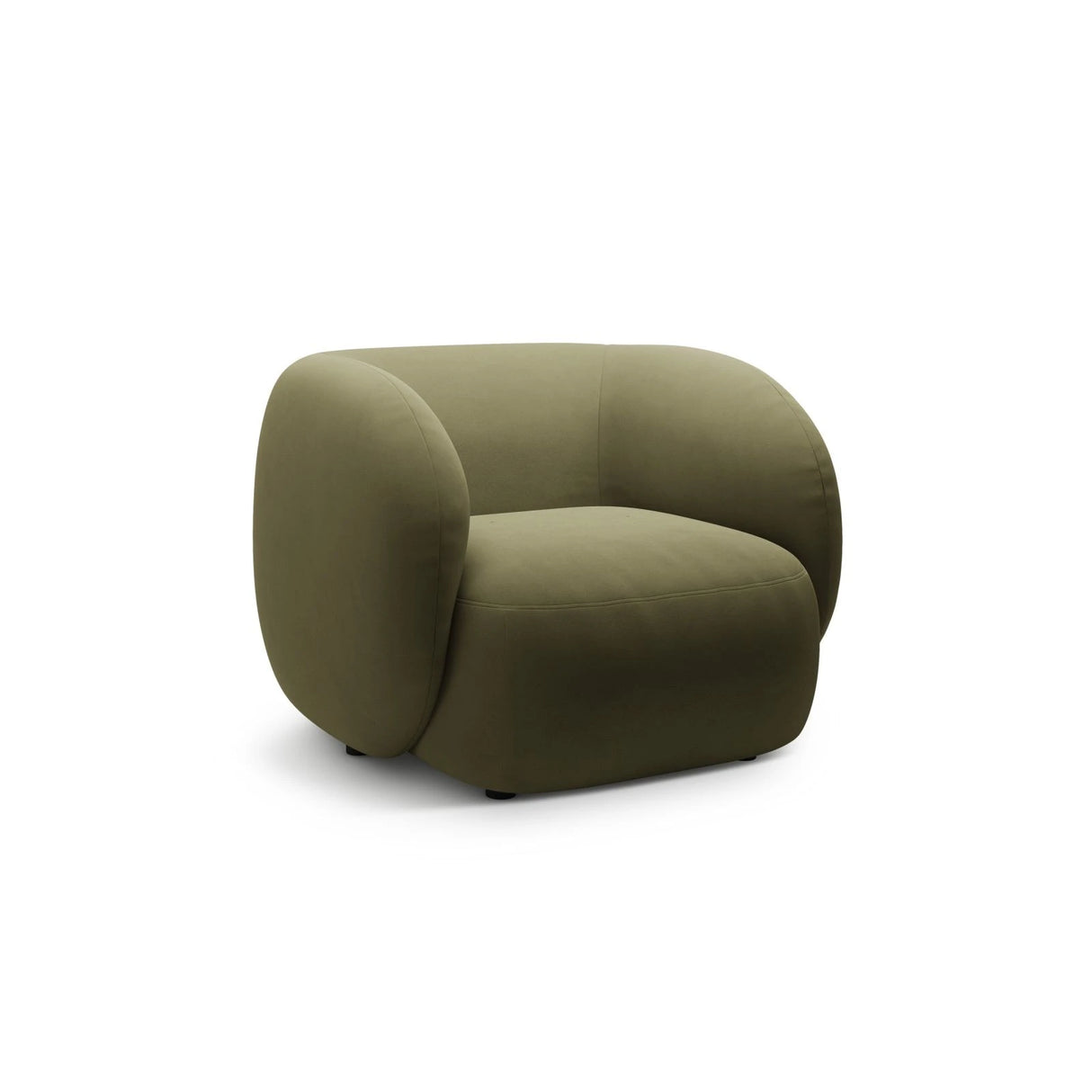 Kate Sessel mit Bezug aus Samt (Salvador 08) in Grün, 108x89 cm – Bild 2