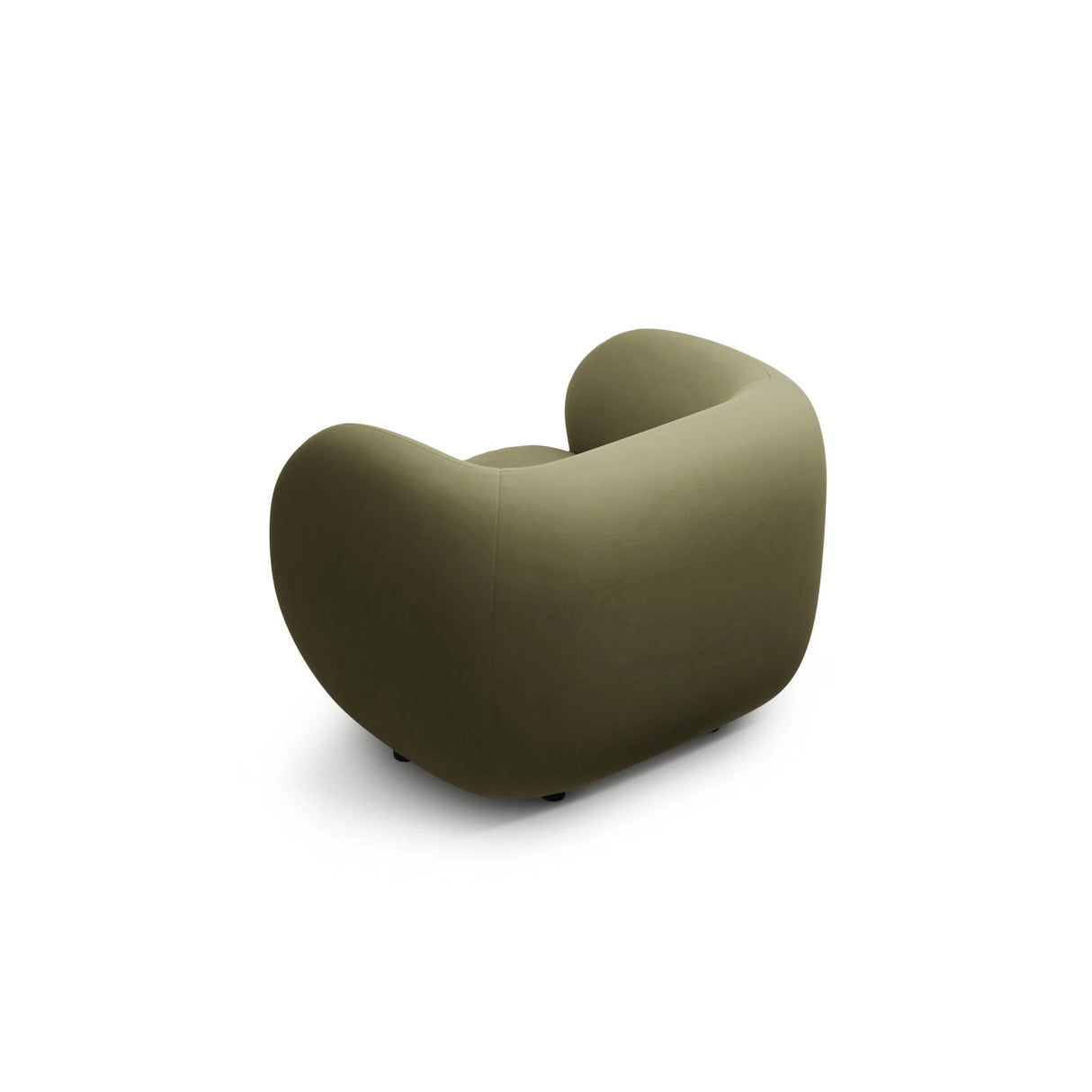 Kate Sessel mit Bezug aus Samt (Salvador 08) in Grün, 108x89 cm – Bild 3