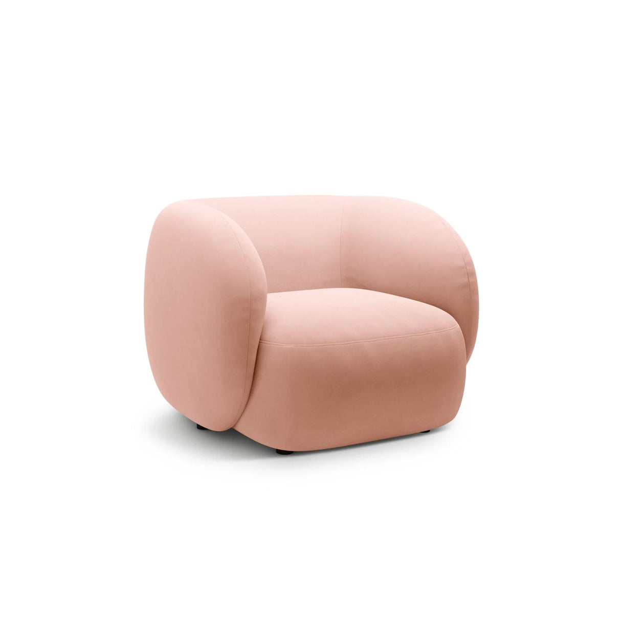 Kate Sessel mit Bezug aus Samt (Salvador 11) in Rosa, 108x89 cm – Bild 2