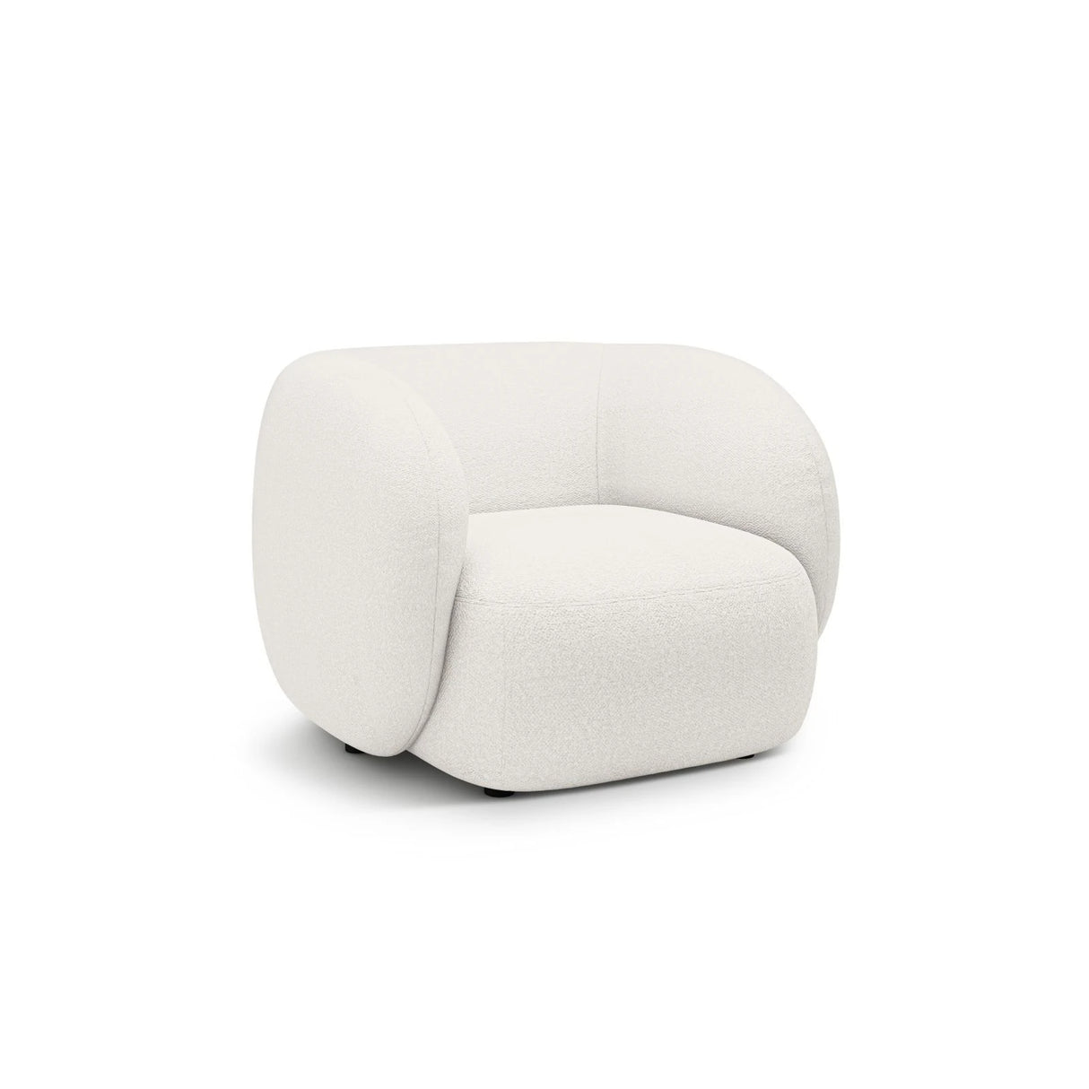 Kate Sessel mit Bezug aus Samt, Strukturstoff oder Boucle, 108x89 cm – Bild 2