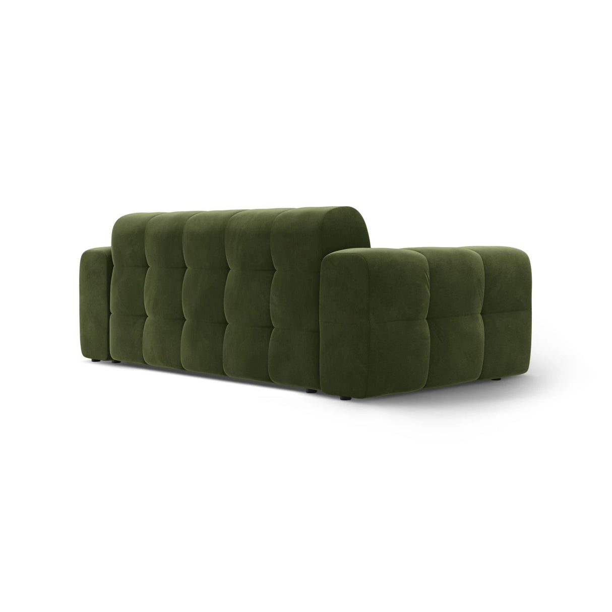 Kendal 3-Sitzer Sofa mit Bezug aus Samt (Ma2295) in Army Green, 222x103 cm – Bild 5
