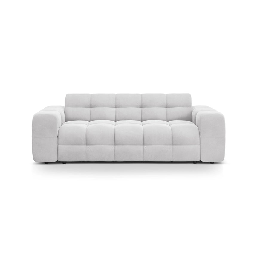 Kendal 3-Sitzer Sofa mit Bezug aus Samt oder Strukturstoff, 222x103 cm – Bild 1