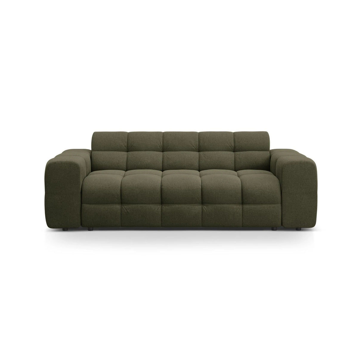 Kendal 3-Sitzer Sofa mit Bezug aus Strukturierter Stoff (Ota13) in Amazon grün, 222x103 cm – Bild 1