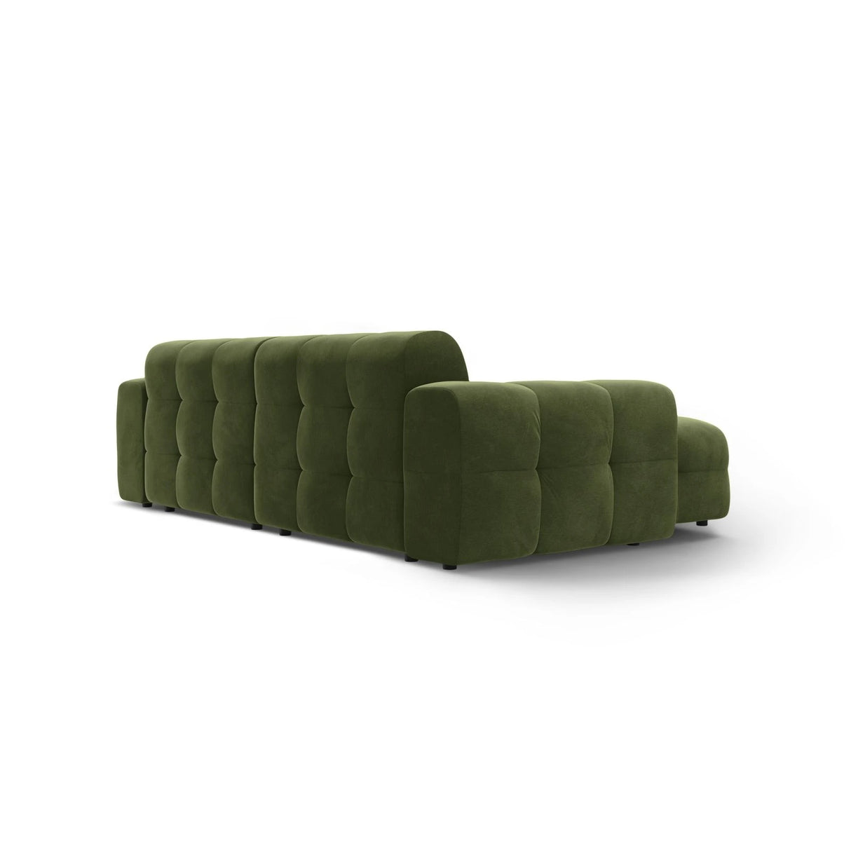 Kendal 4-Sitzer Ecksofa Links, mit Bezug aus Samt (Ma2295) in Army Green, 256x173 cm – Bild 5