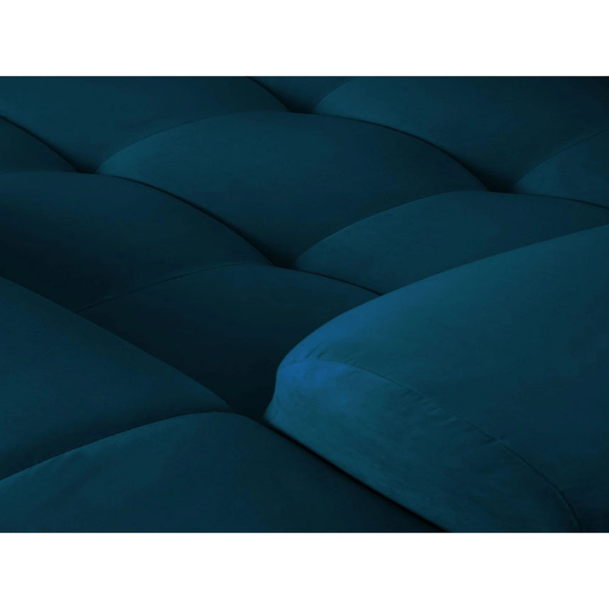 Kendal 4-Sitzer Ecksofa Rechts, mit Bezug aus Samt (Ma2211) in Marineblau, 256x173 cm – Bild 7