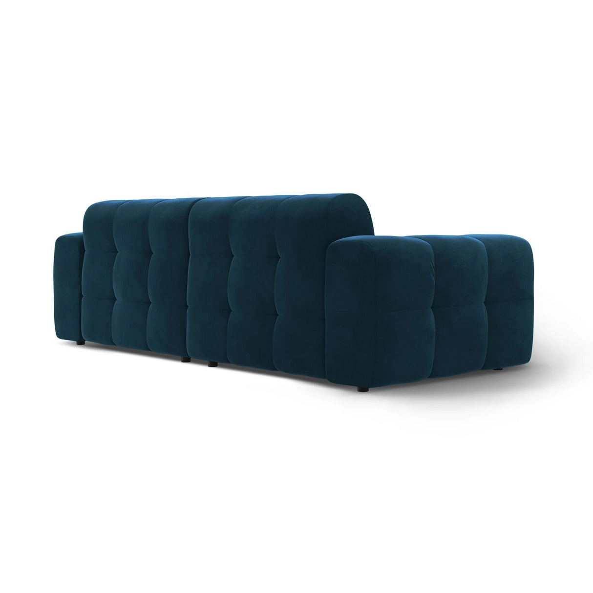 Kendal 4-Sitzer Sofa mit Bezug aus Samt (Ma2211) in Marineblau, 255x103 cm – Bild 5