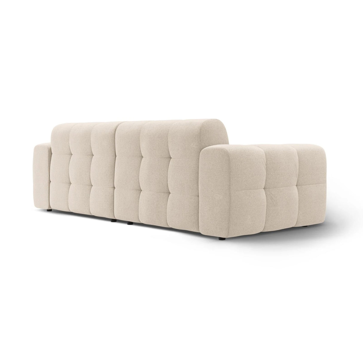 Kendal 4-Sitzer Sofa mit Bezug aus Strukturierter Stoff (Ota8) in Beige, 255x103 cm – Bild 5