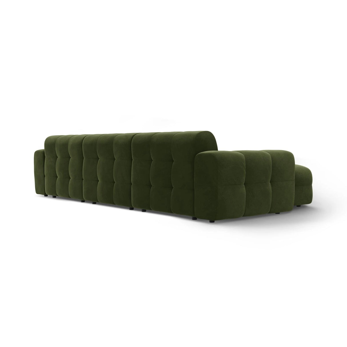 Kendal 5-Sitzer Ecksofa Links, mit Bezug aus Samt (Ma2295) in Army Green, 357x173 cm – Bild 5