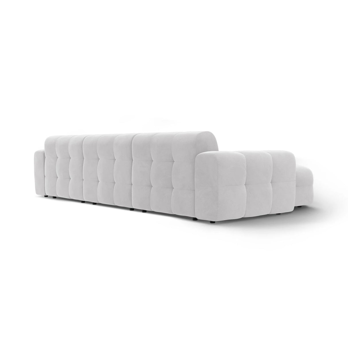 Kendal 5-Sitzer Ecksofa Links, mit Bezug aus Samt oder Strukturstoff, 357x173 cm – Bild 5