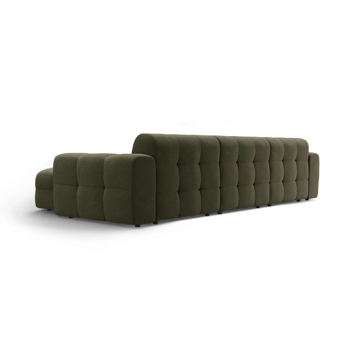 Kendal 5-Sitzer Ecksofa Rechts, mit Bezug aus Strukturierter Stoff (Ota13) in Amazon grün, 357x173 cm – Bild 5