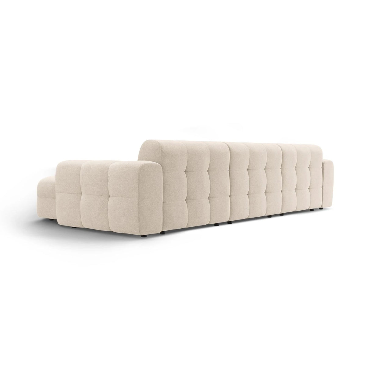 Kendal 5-Sitzer Ecksofa Rechts, mit Bezug aus Strukturierter Stoff (Ota8) in Beige, 357x173 cm – Bild 5