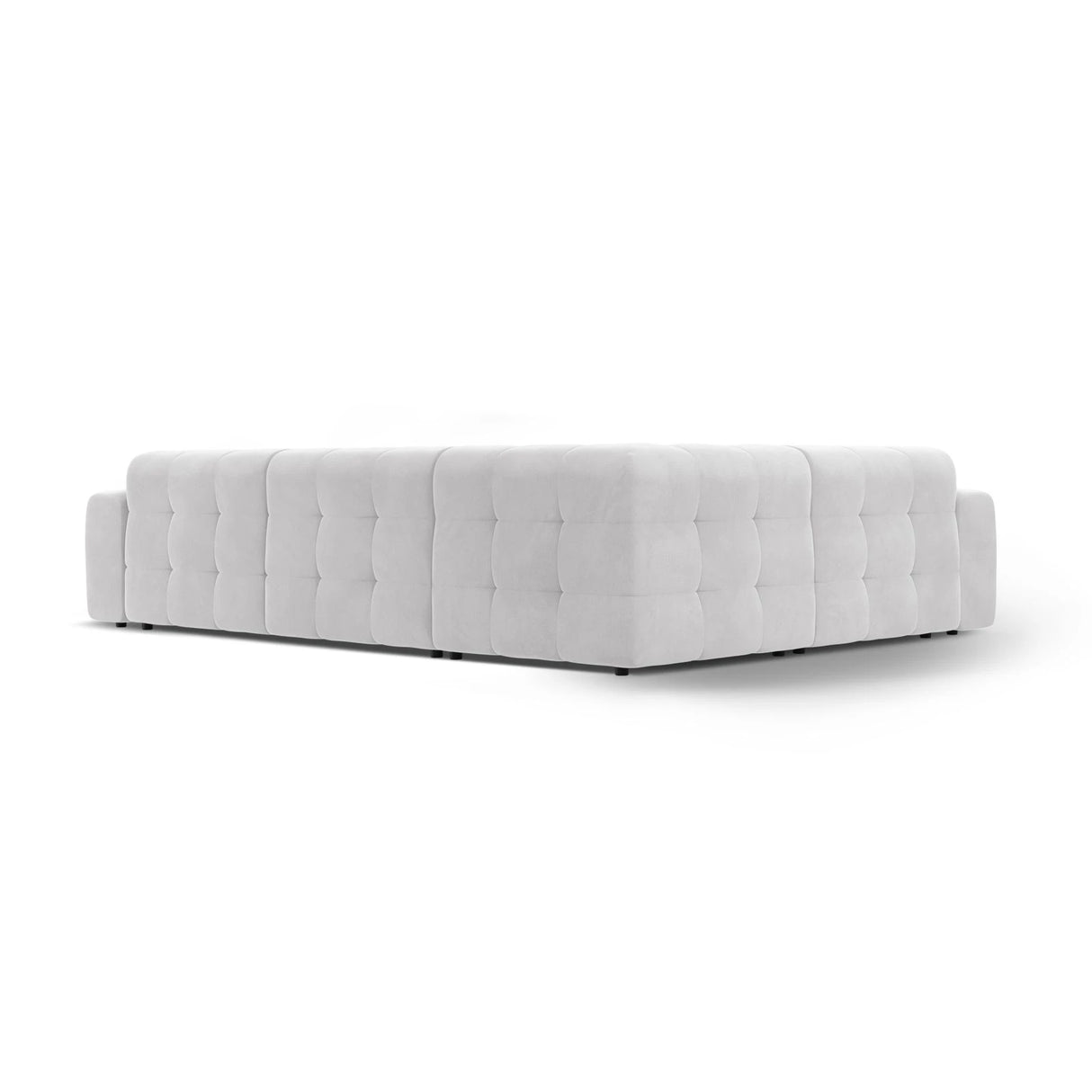 Kendal 6-Sitzer Ecksofa Links, mit Bezug aus Samt oder Strukturstoff, 332x231 cm – Bild 5