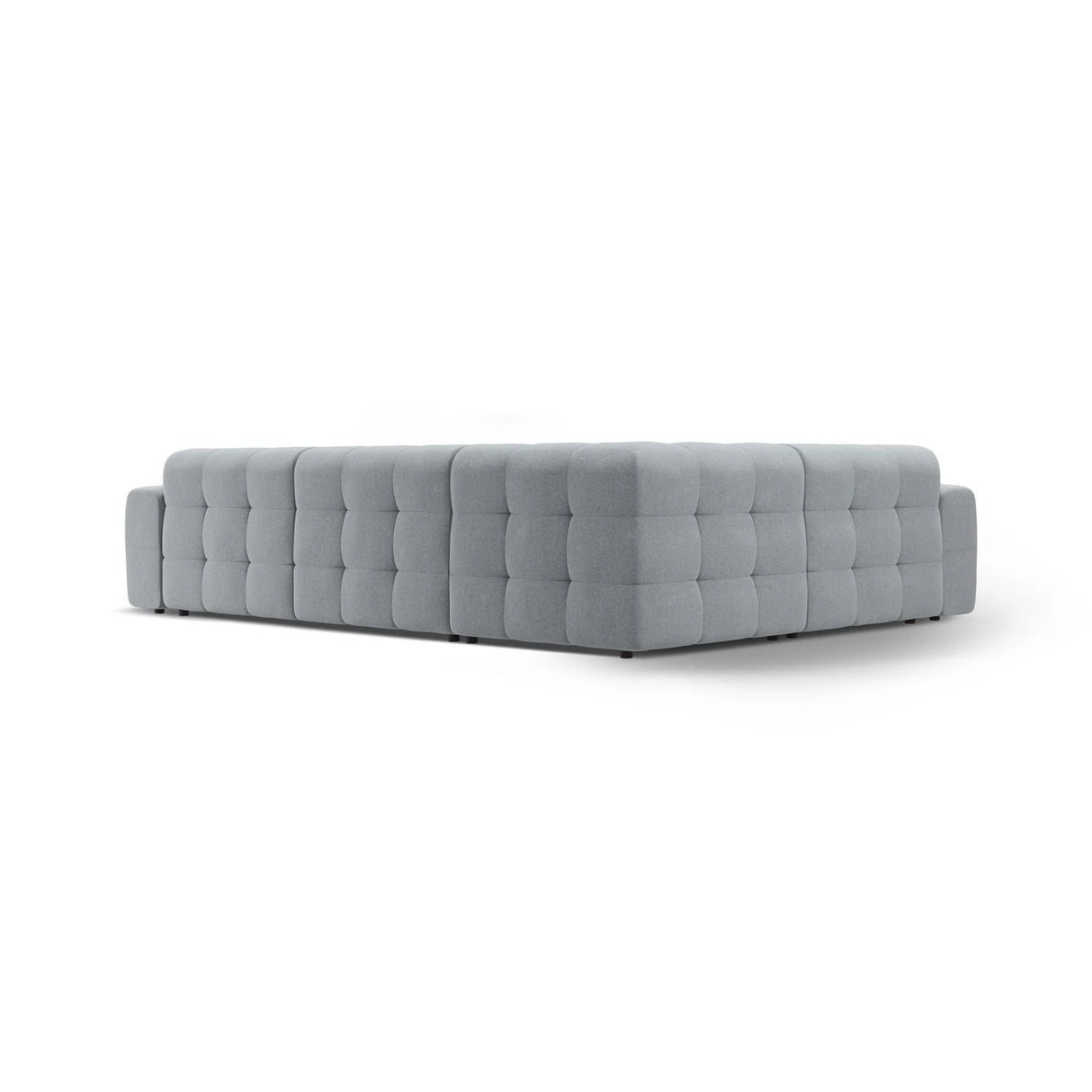 Kendal 6-Sitzer Ecksofa Links, mit Bezug aus Strukturierter Stoff (Ota10) in Platinum, 332x231 cm – Bild 5