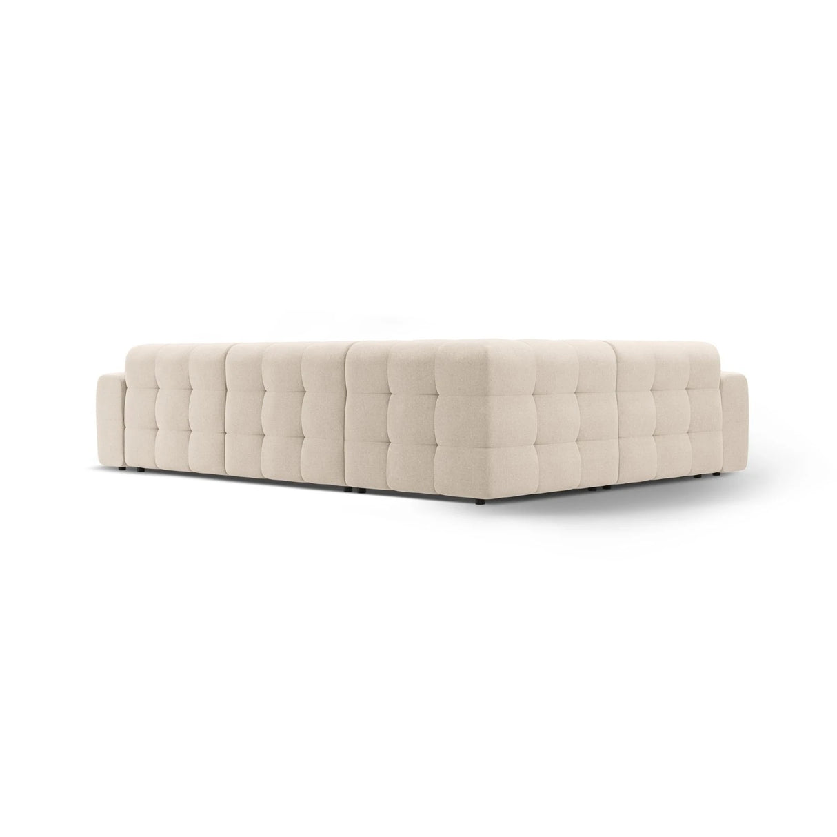 Kendal 6-Sitzer Ecksofa Links, mit Bezug aus Strukturierter Stoff (Ota8) in Beige, 332x231 cm – Bild 5