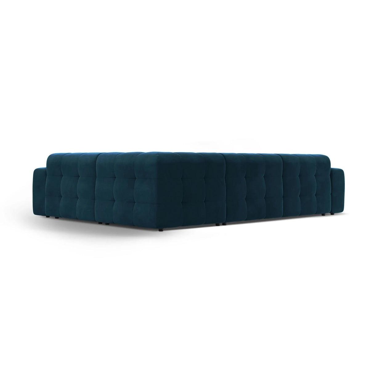 Kendal 6-Sitzer Ecksofa Rechts, mit Bezug aus Samt (Ma2211) in Marineblau, 332x231 cm – Bild 5