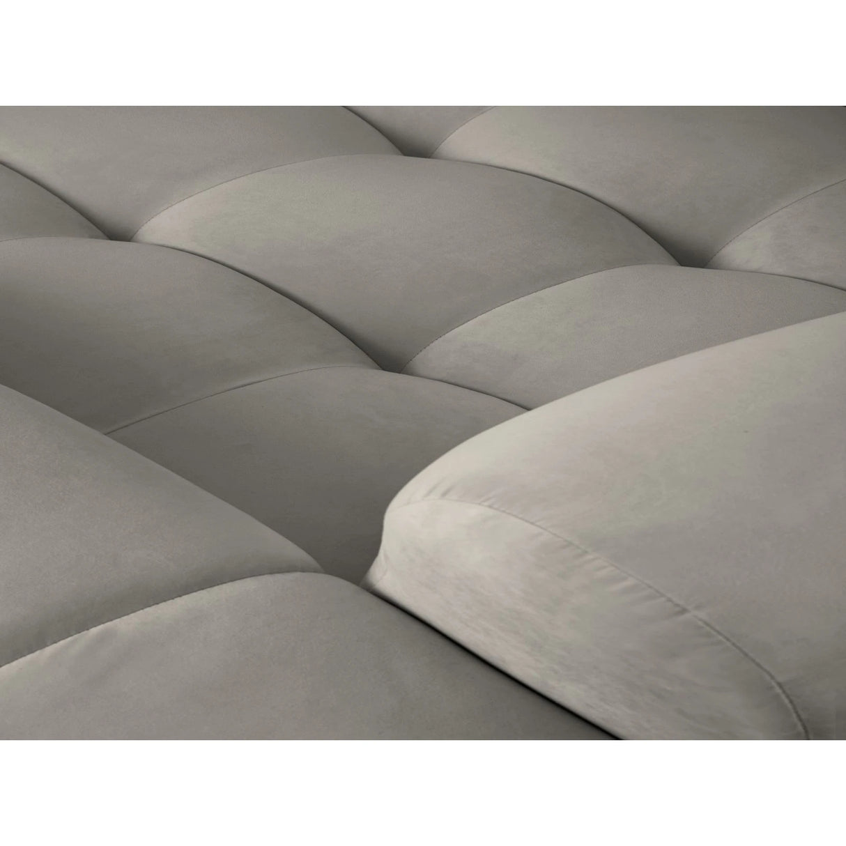 Kendal 6-Sitzer Ecksofa Rechts, mit Bezug aus Samt (Ma2241) in Dunkelgrau, 332x231 cm – Bild 7