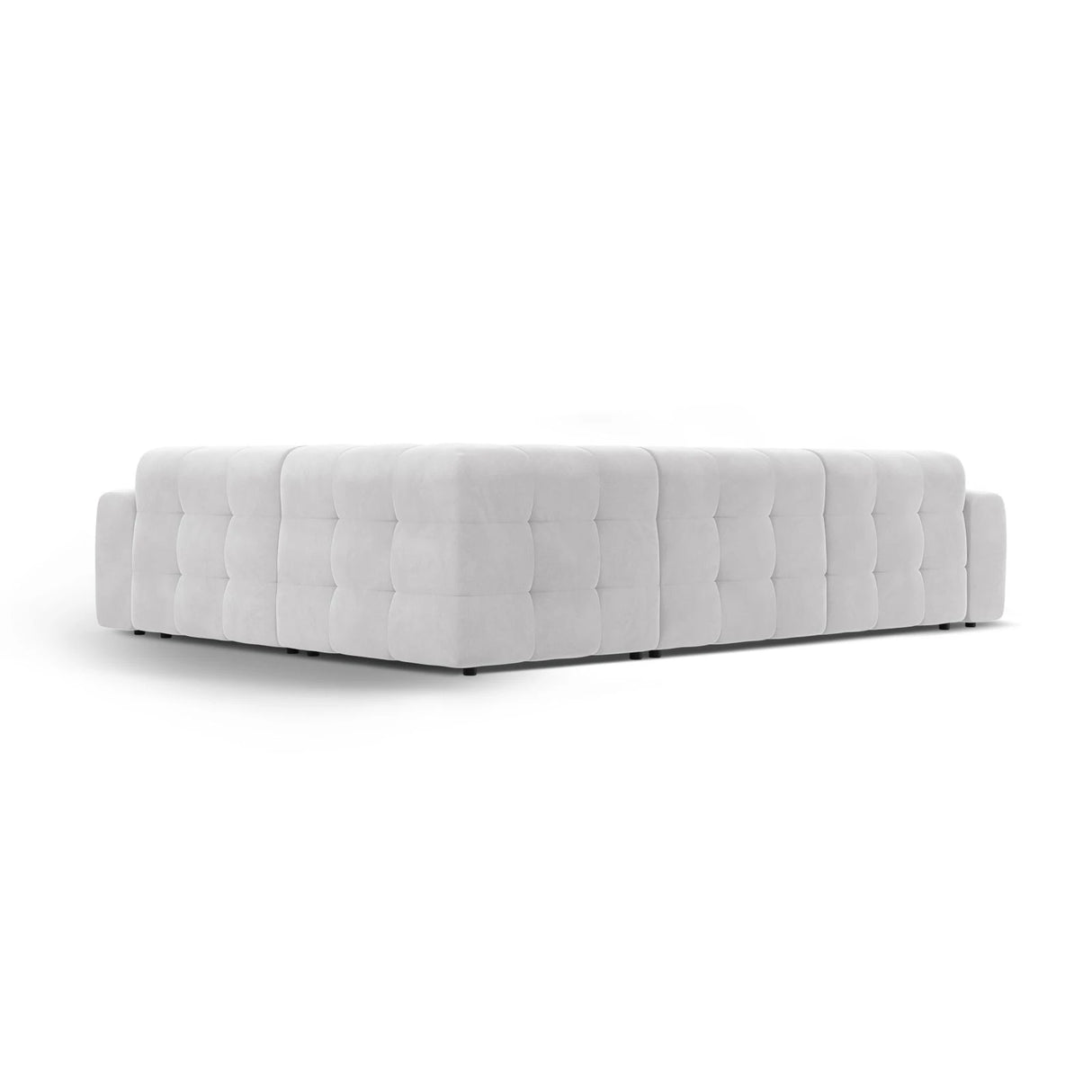Kendal 6-Sitzer Ecksofa Rechts, mit Bezug aus Samt oder Strukturstoff, 332x231 cm – Bild 5
