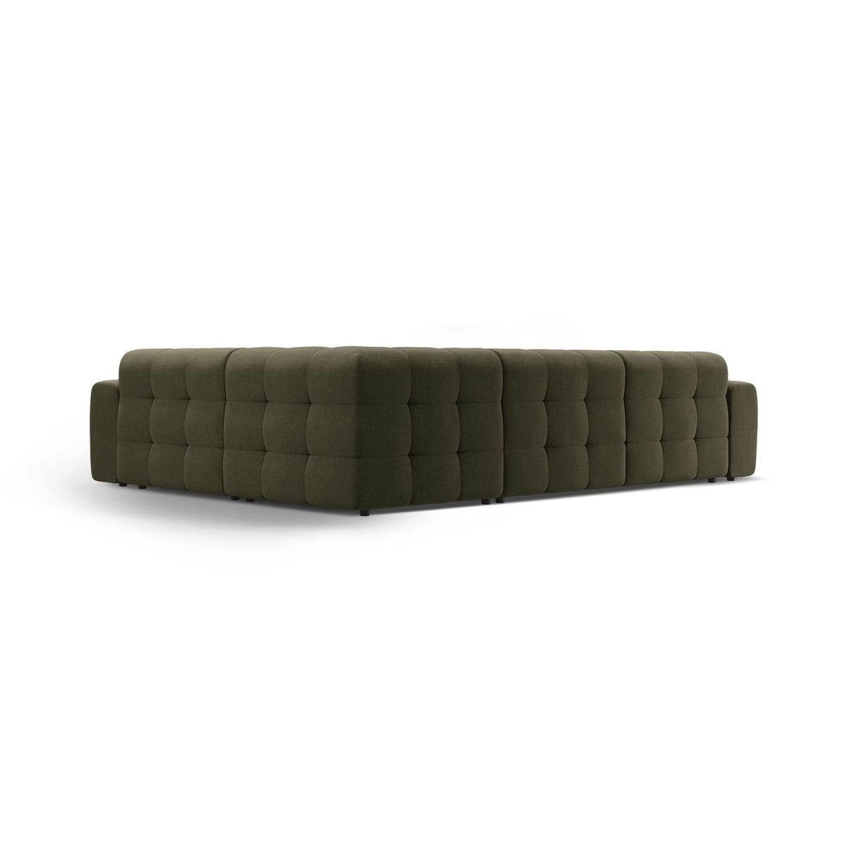 Kendal 6-Sitzer Ecksofa Rechts, mit Bezug aus Strukturierter Stoff (Ota13) in Amazon grün, 332x231 cm – Bild 5