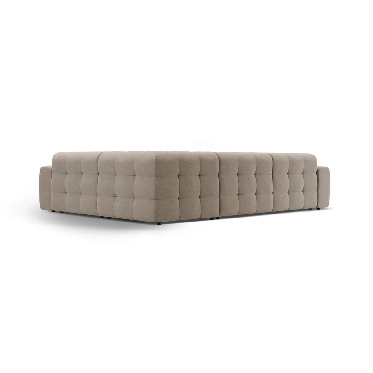 Kendal 6-Sitzer Ecksofa Rechts, mit Bezug aus Strukturierter Stoff (Ota7) in Dunkelbeige, 332x231 cm – Bild 5