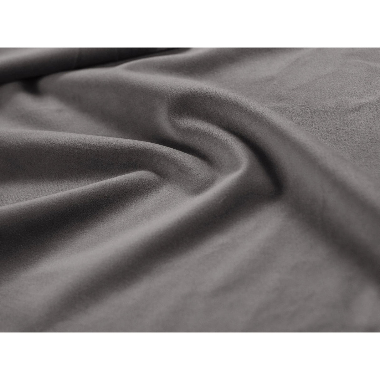 Letizia Sessel aus Samt (Casino Ash) in Hellgrau, 86x83 cm – Bild 5