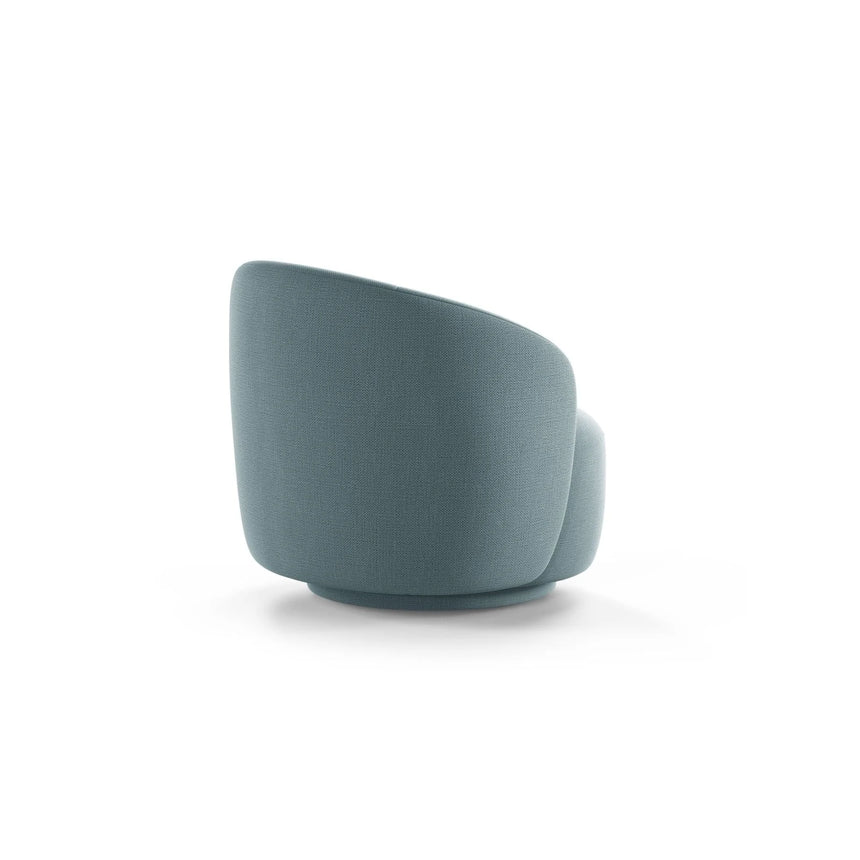Letizia Sessel aus Strukturierter Stoff (Moly 74) in Hellblau, 86x83 cm – Bild 4
