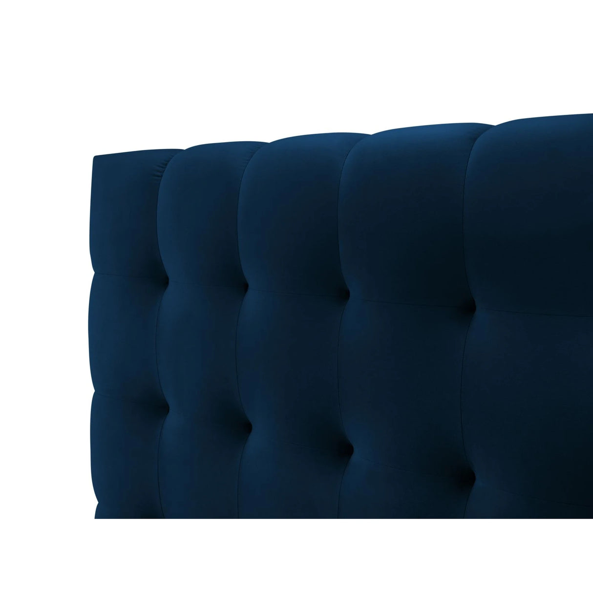 Mamaia Bett mit Stauraum und Kopfteil in Samt (Blu86) in Königsblau, 160x200 cm – Bild 7