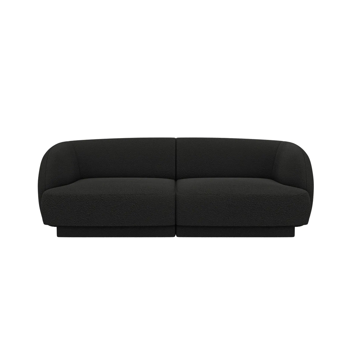 Miley 2-Sitzer Sofa mit Bezug aus Samt oder Boucle, 180x90 cm - ZEN ZONE Furniture