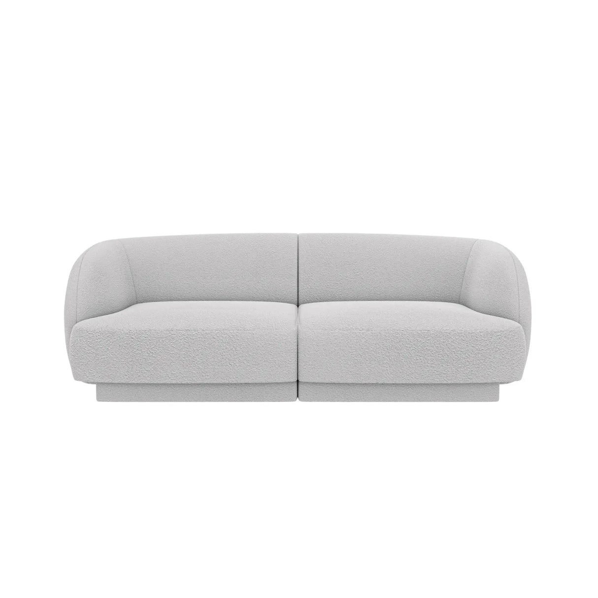 Miley 2-Sitzer Sofa mit Bezug aus Samt oder Boucle, 180x90 cm - ZEN ZONE Furniture