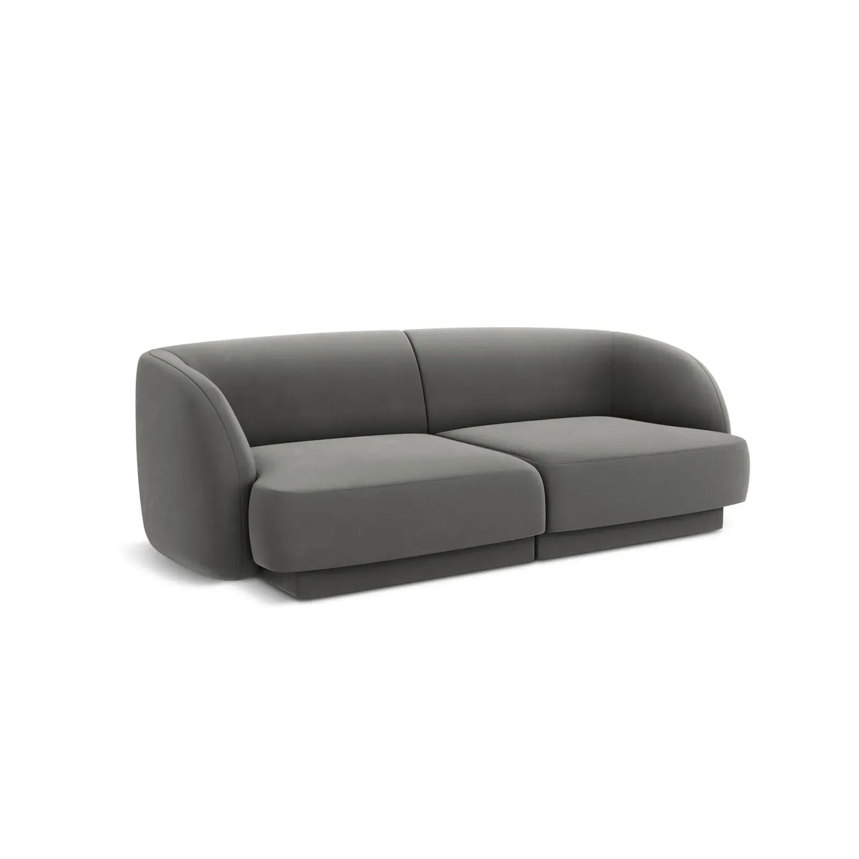 Miley 2-Sitzer Sofa mit Bezug aus Samt oder Boucle, 180x90 cm - ZEN ZONE Furniture