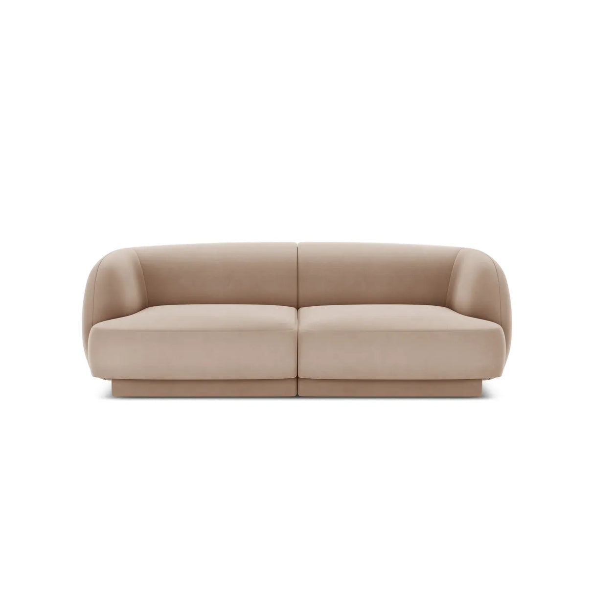 Miley 2-Sitzer Sofa mit Bezug aus Samt oder Boucle, 180x90 cm - ZEN ZONE Furniture
