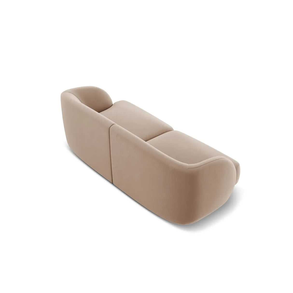 Miley 2-Sitzer Sofa mit Bezug aus Samt oder Boucle, 180x90 cm - ZEN ZONE Furniture