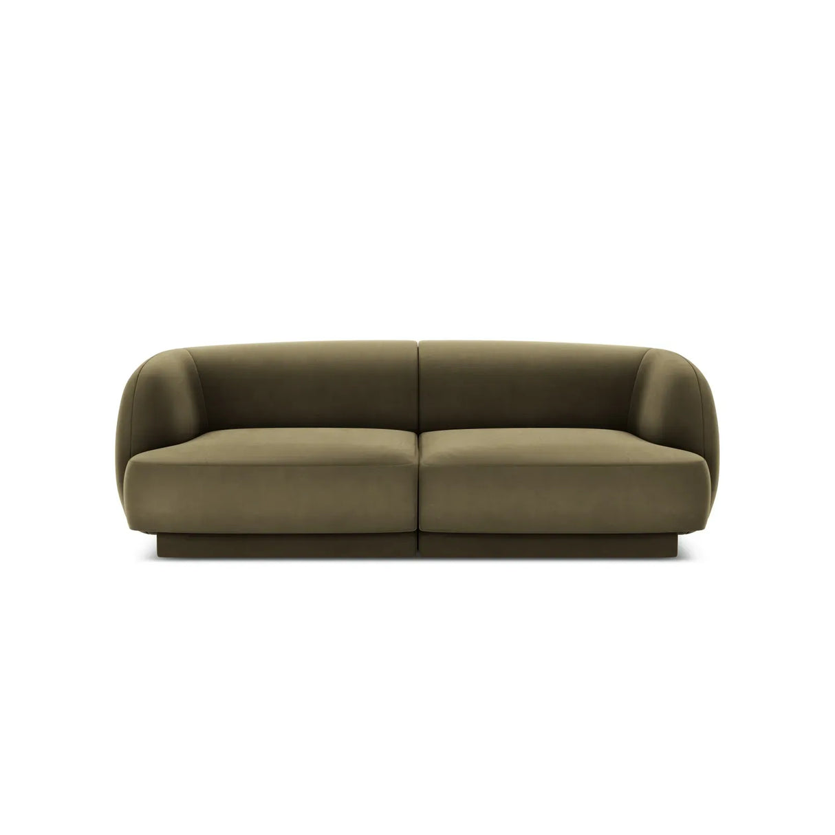 Miley 2-Sitzer Sofa mit Bezug aus Samt oder Boucle, 180x90 cm - ZEN ZONE Furniture
