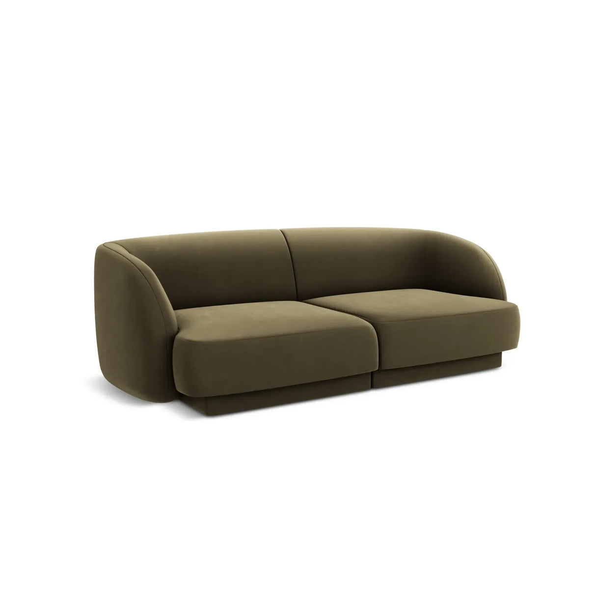 Miley 2-Sitzer Sofa mit Bezug aus Samt oder Boucle, 180x90 cm - ZEN ZONE Furniture