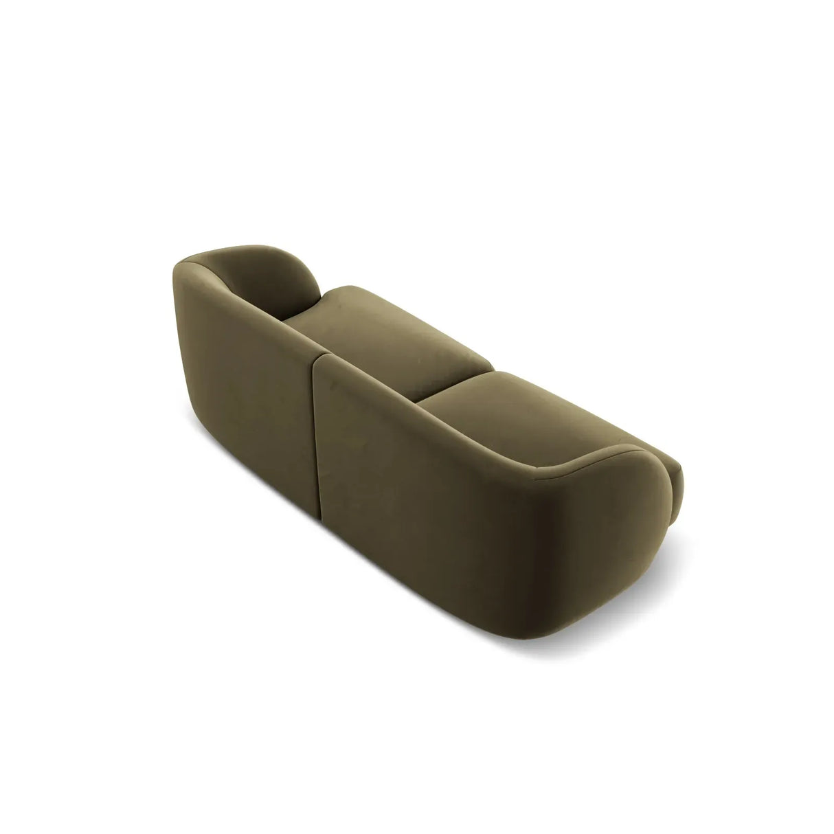 Miley 2-Sitzer Sofa mit Bezug aus Samt oder Boucle, 180x90 cm - ZEN ZONE Furniture