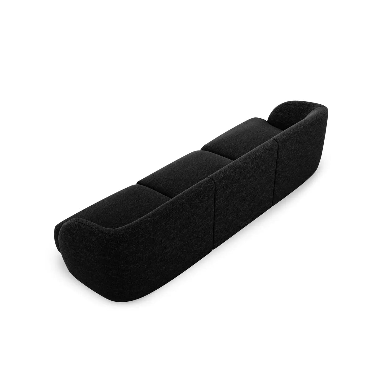 Miley 3-Sitzer Sofa mit Bezug aus Chenille, 255x90 cm - ZEN ZONE Furniture