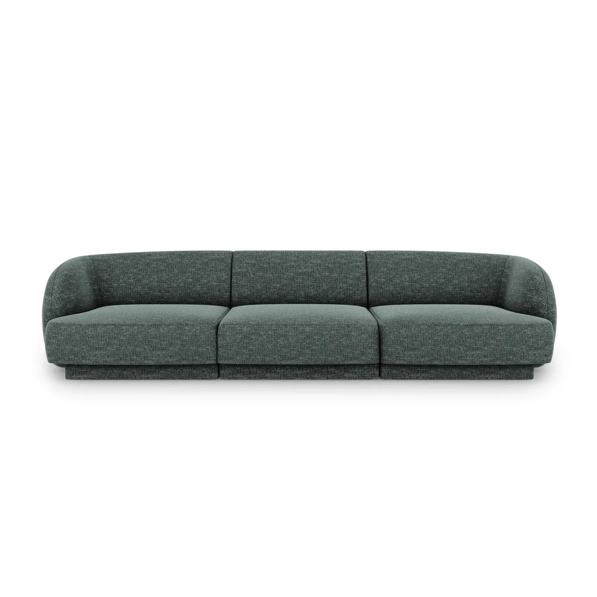 Miley 3-Sitzer Sofa mit Bezug aus Chenille, 255x90 cm - ZEN ZONE Furniture