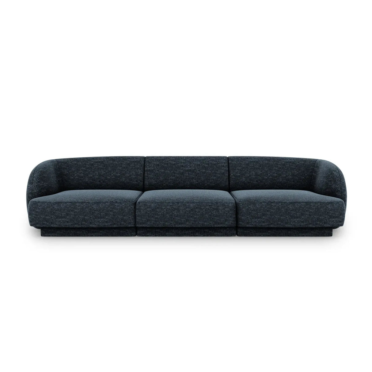 Miley 3-Sitzer Sofa mit Bezug aus Chenille, 255x90 cm - ZEN ZONE Furniture
