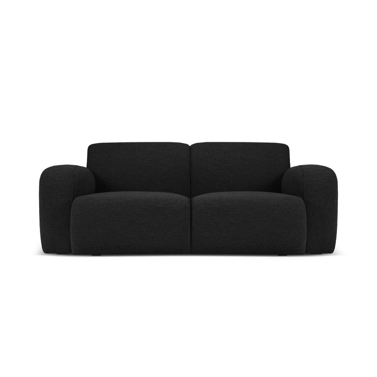 Molino 2-Sitzer Sofa mit Bezug aus Boucle (Bal2082) in Schwarz, 170x95 cm – Bild 1