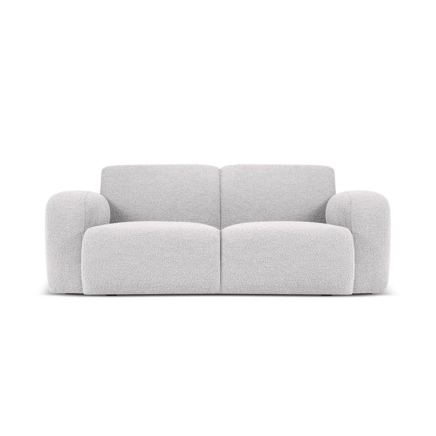 Molino 2-Sitzer Sofa mit Bezug aus Boucle (Bal2085) in Hellgrau, 170x95 cm – Bild 1