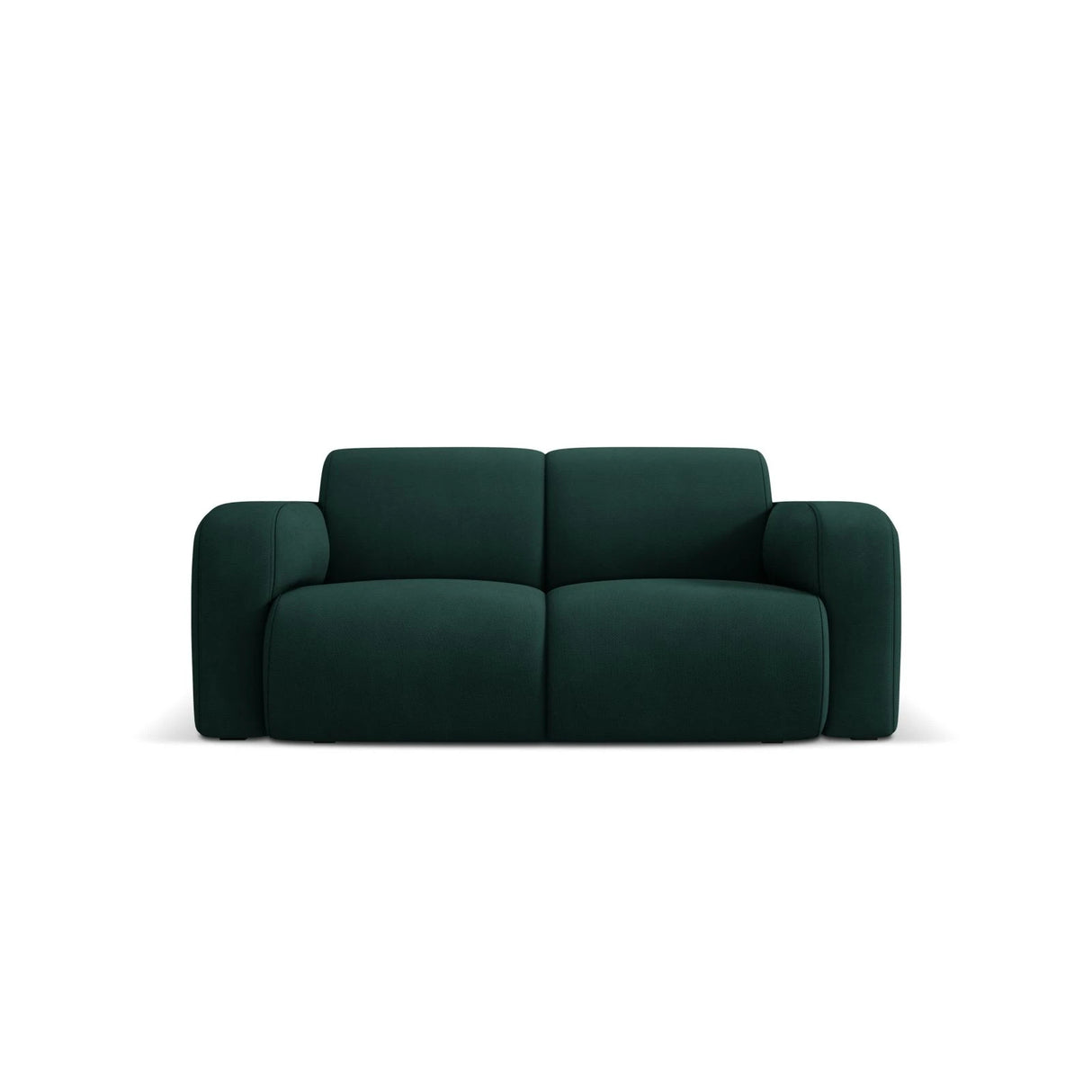 Molino 2-Sitzer Sofa mit Bezug aus Chenille (Reb16) in Flaschengrün, 170x95 cm – Bild 1