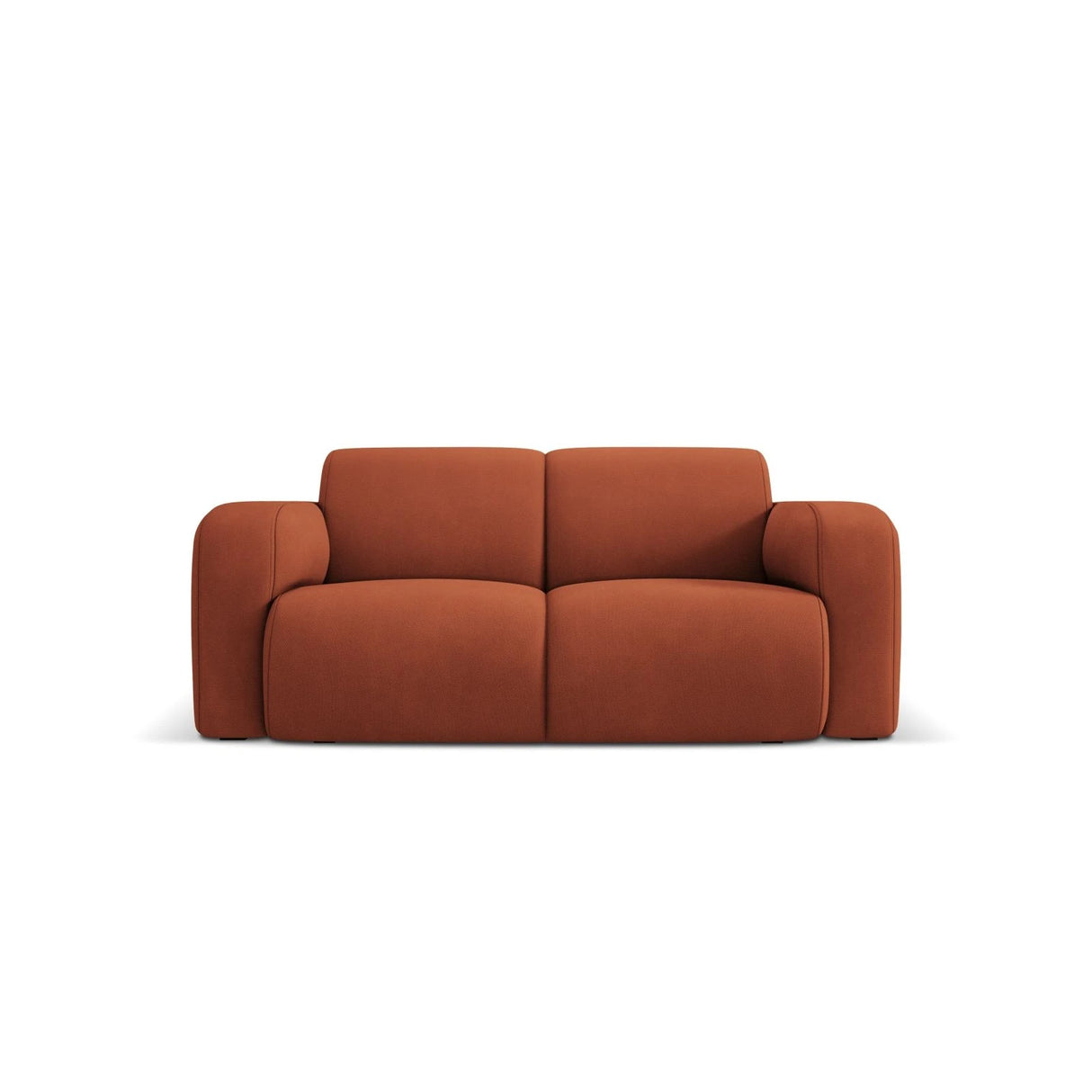 Molino 2-Sitzer Sofa mit Bezug aus Chenille (Reb20) in Orange, 170x95 cm – Bild 1