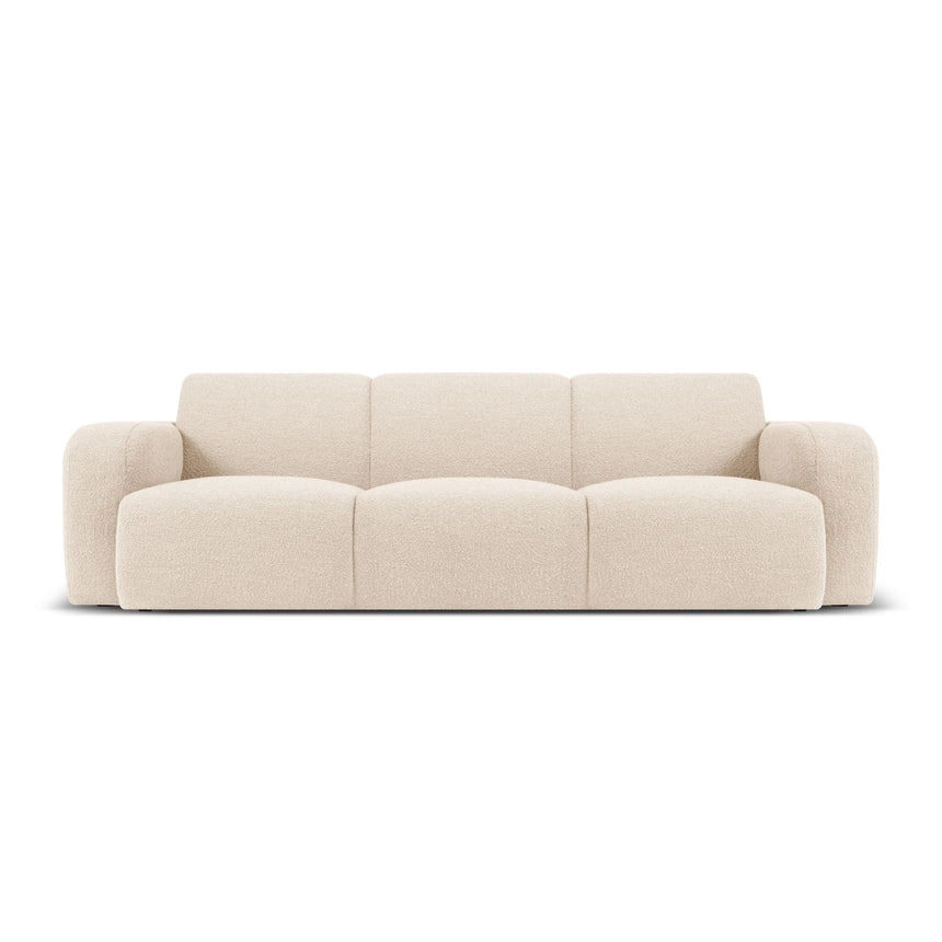 Molino 3-Sitzer Sofa mit Bezug aus Boucle (Bal2074) in Beige, 235x95 cm – Bild 1
