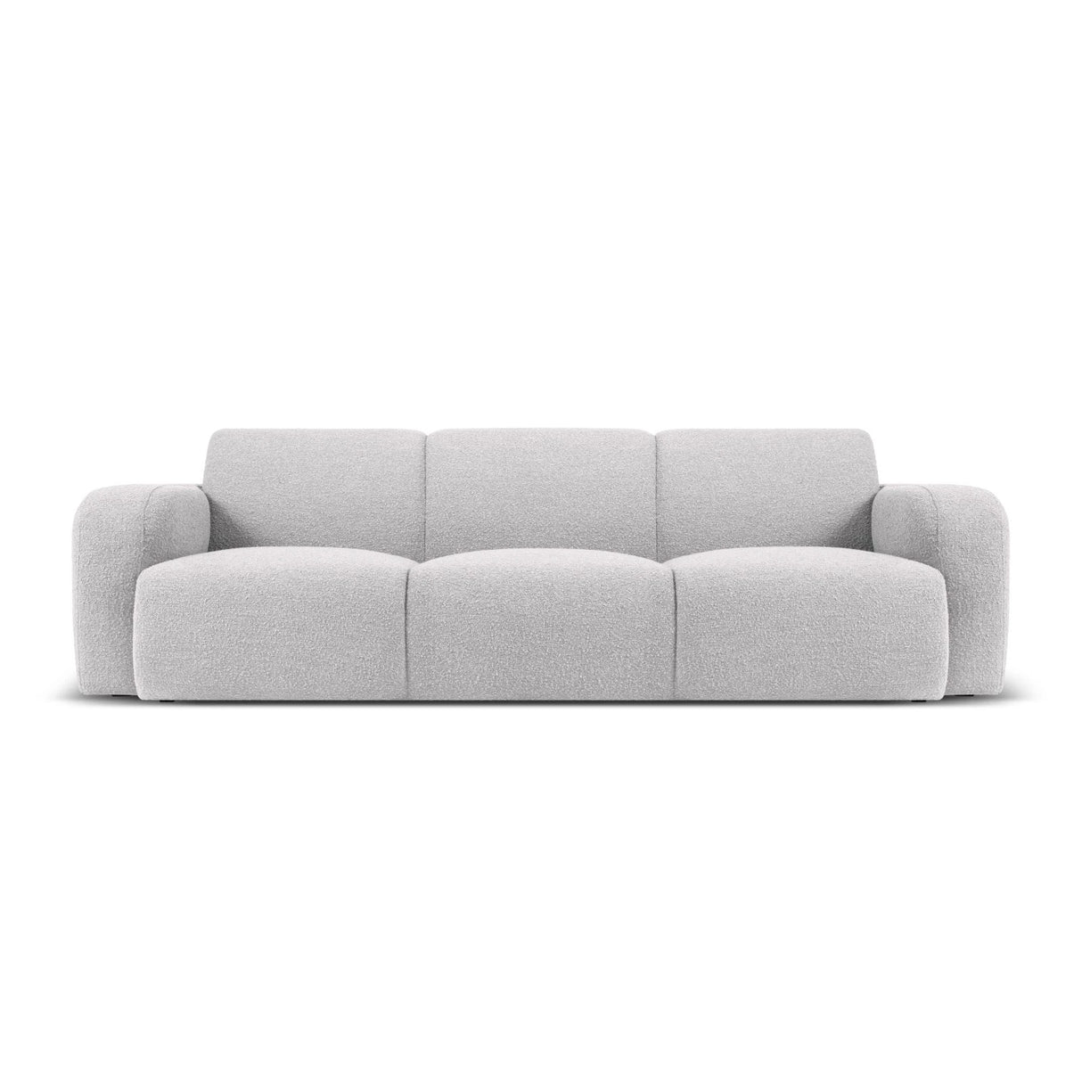 Molino 3-Sitzer Sofa mit Bezug aus Boucle (Bal2085) in Hellgrau, 235x95 cm – Bild 1